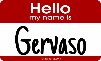 Hello my name is Gervaso png download