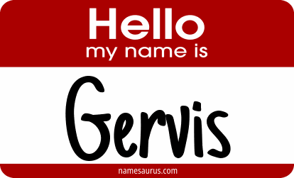 Hello my name is Gervis png download
