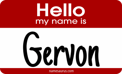 Hello my name is Gervon png download
