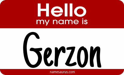 Hello my name is Gerzon png download