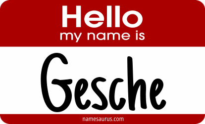 Hello my name is Gesche png download