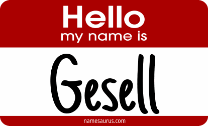Hello my name is Gesell png download