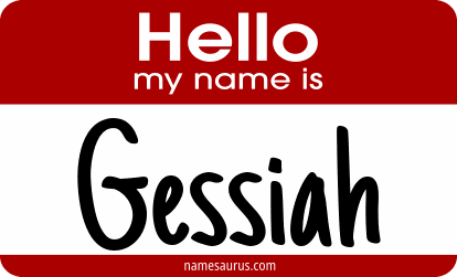 Hello my name is Gessiah png download