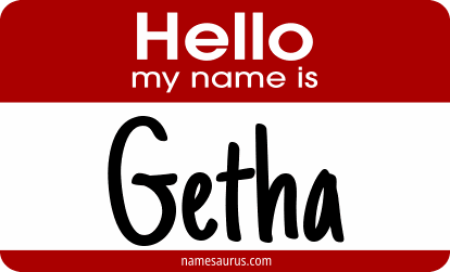 Hello my name is Getha png download