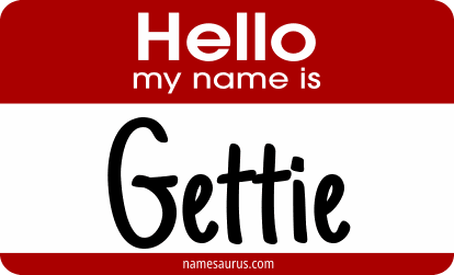 Hello my name is Gettie png download