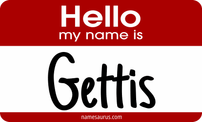 Hello my name is Gettis png download