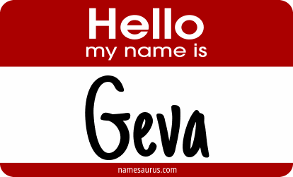 Hello my name is Geva png download
