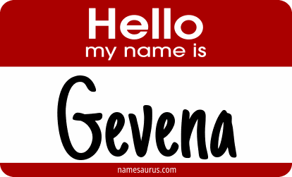 Hello my name is Gevena png download