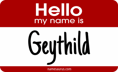 Hello my name is Geythild png download