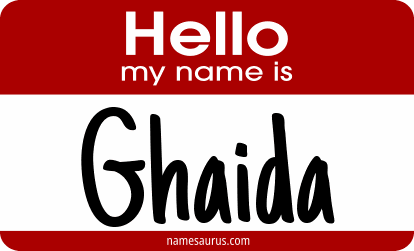 Hello my name is Ghaida png download