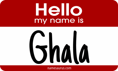 Hello my name is Ghala png download