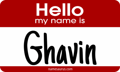 Hello my name is Ghavin png download