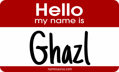 Hello my name is Ghazl png download
