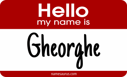 Hello my name is Gheorghe png download