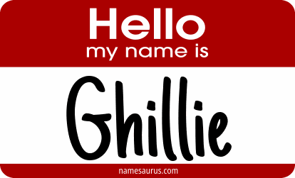 Hello my name is Ghillie png download