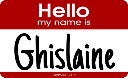 Hello my name is Ghislaine png download