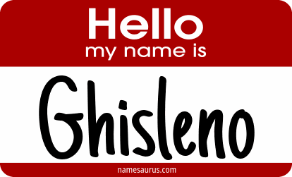 Hello my name is Ghisleno png download