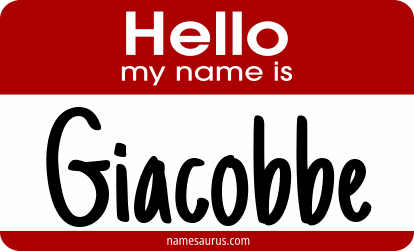 Hello my name is Giacobbe png download