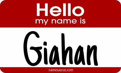 Hello my name is Giahan png download