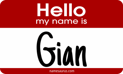 Hello my name is Gian png download