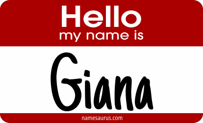 Hello my name is Giana png download