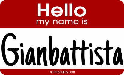 Hello my name is Gianbattista png download