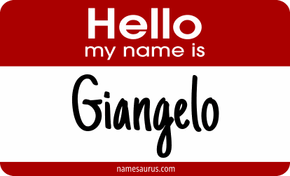 Hello my name is Giangelo png download