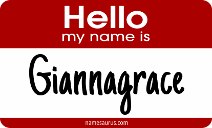 Hello my name is Giannagrace png download