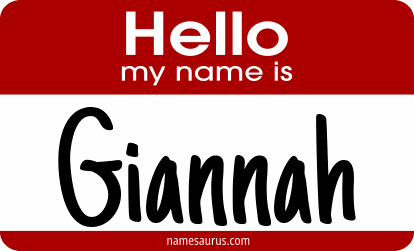 Hello my name is Giannah png download