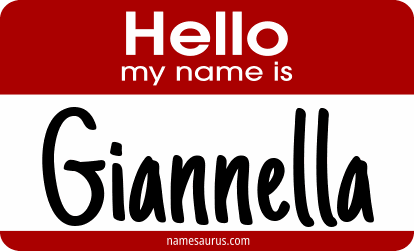 Hello my name is Giannella png download