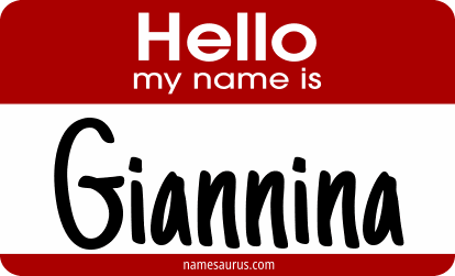 Hello my name is Giannina png download
