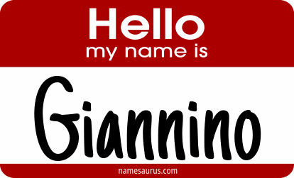 Hello my name is Giannino png download