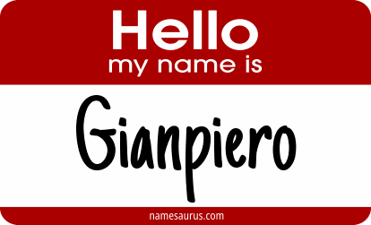 Hello my name is Gianpiero png download