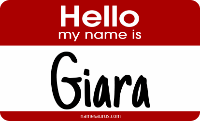 Hello my name is Giara png download