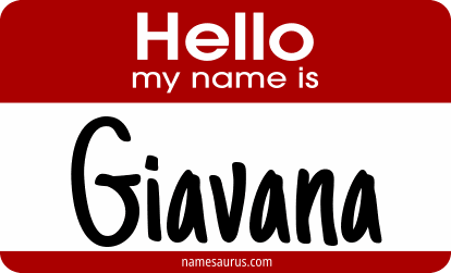 Hello my name is Giavana png download