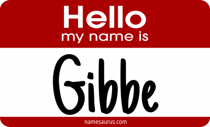 Hello my name is Gibbe png download