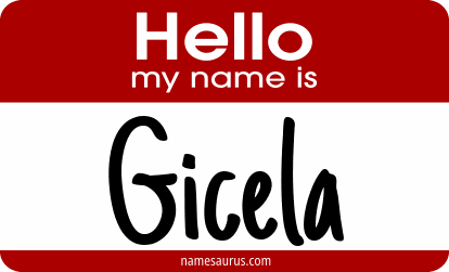 Hello my name is Gicela png download