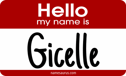 Hello my name is Gicelle png download