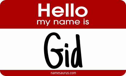 Hello my name is Gid png download