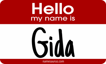 Hello my name is Gida png download