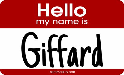 Hello my name is Giffard png download