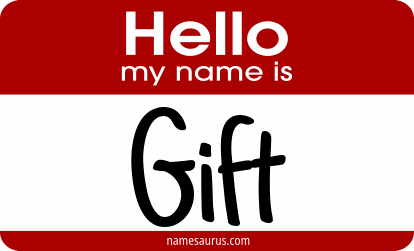 Hello my name is Gift png download