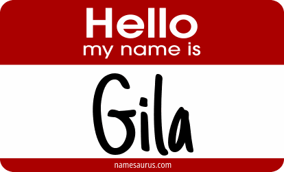 Hello my name is Gila png download