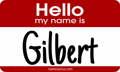 Hello my name is Gilbert png download
