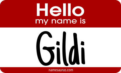 Hello my name is Gildi png download