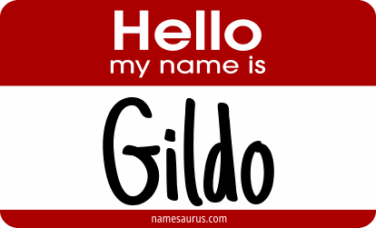Hello my name is Gildo png download