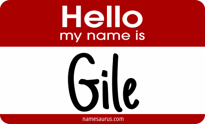 Hello my name is Gile png download