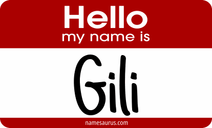 Hello my name is Gili png download
