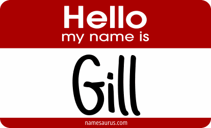 Hello my name is Gill png download