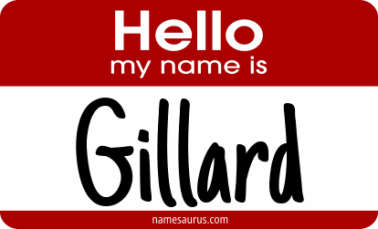 Hello my name is Gillard png download